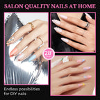 Transform your nails with 600pcs of medium almond soft gel tips. Available for delivery in India. Order online today!