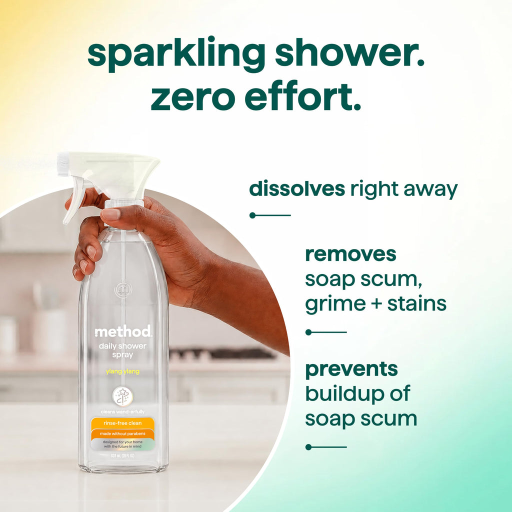 method Daily Shower Cleaner Spray, Ylang Ylang, 28 fl oz