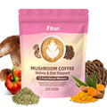 Mushroom Matcha with 12 Mushrooms with Lion's Mane, Chaga and Probiotics, Ceremonial Grade Matcha Powder for Focus, Digestion & Immunity - 30 Servings