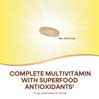 Nature's Way Alive! Men’s 50 Plus Multivitamin Complete Tablets, 50 ct | Daily Multivitamin for Men Over 50, Supports Cellular Energy Metabolism, Heart, Muscle & Eye Health*, High Potency Vitamins