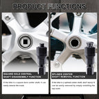 Bicycle Crank Puller for Square Taper and Splined Crank Arms
