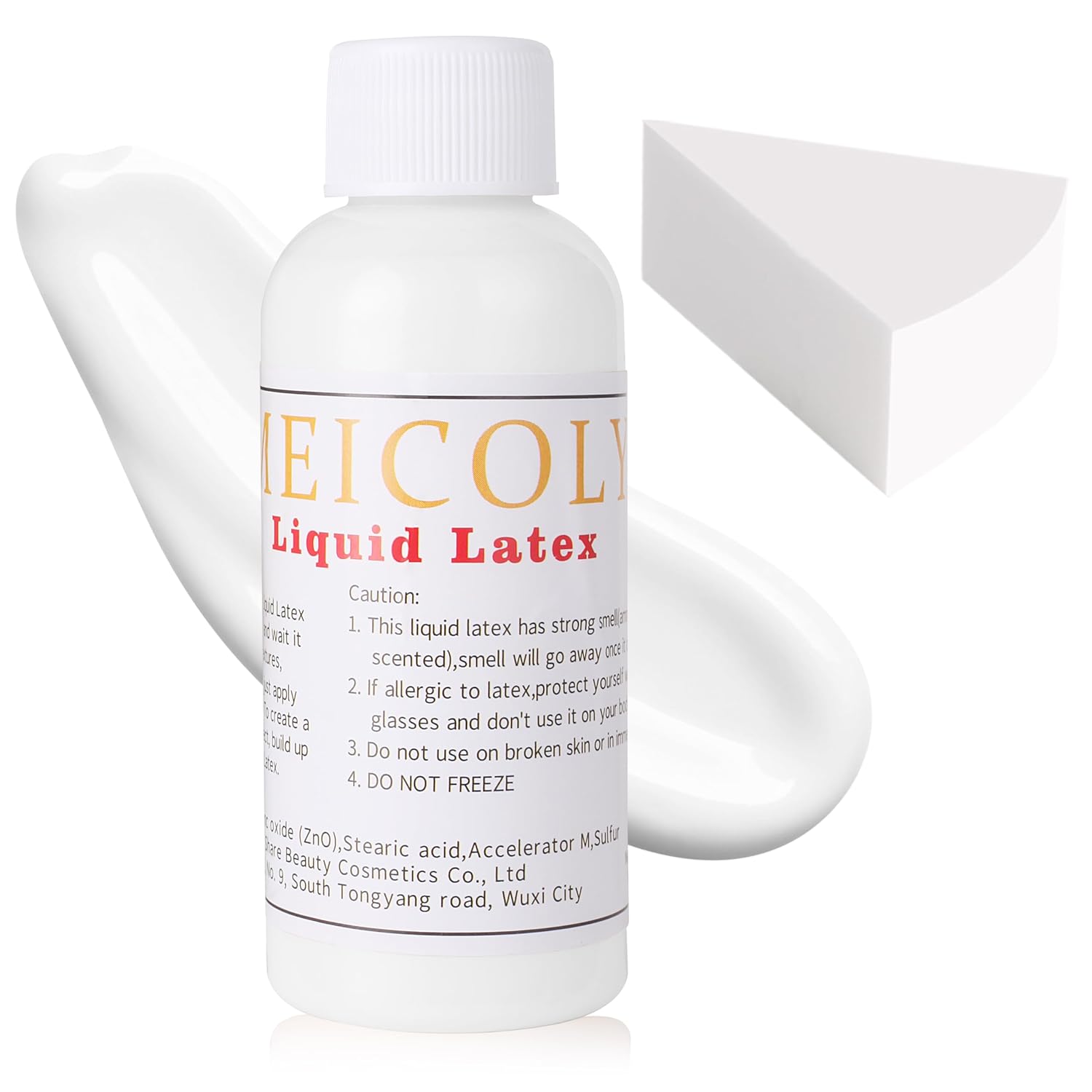 Buy now MEICOLY 3pcs SFX Special Effects Makeup Kit - Fake Nose Putty, Scar Wax, Fake Blood Scab Gel, Dark clear white liquid latex at indiglob india