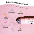 grace & stella Award Winning Under Eye Brightener Roller | Travel Size Toiletries - Retinol & Caffeine Eye Serum for Puffiness, Dark Circles, Wrinkles -Vegan Skincare (15ml / 0.51floz)