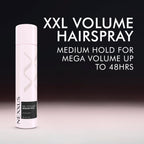 Nexxus XXL Volume Hairspray Medium Hold & Humidity Protection 10 oz | For flat hair - delivers 48 hour volume and flexible hold with shine and humidity protection.