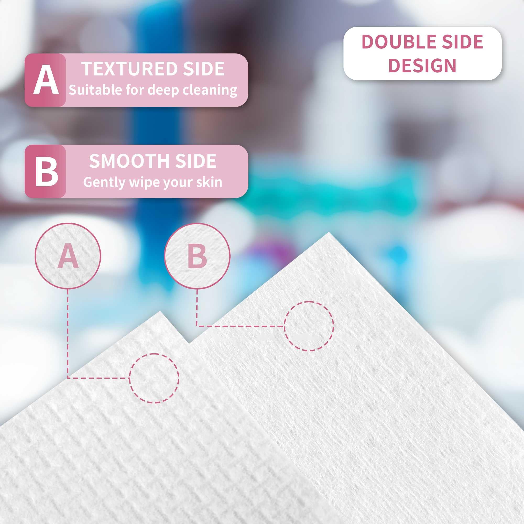 Buy now Disposable Face Towels, Extra Thick, 40 Count, Natural, Skin Cleansing Wipes at indiglob india