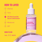 Good Molecules 5% Niacinamide Serum with Ectoin, Pore Serum, 1 fl oz | Gentle 5% niacinamide serum that refines texture and minimizes the look of pores. For sensitive skin.