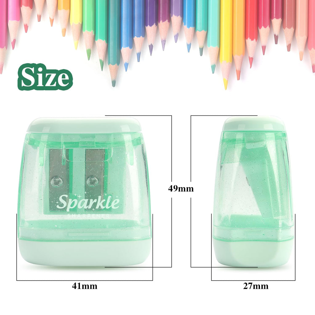 NNY Pencil Sharpener Manual, Dual Hole, 4 Pack