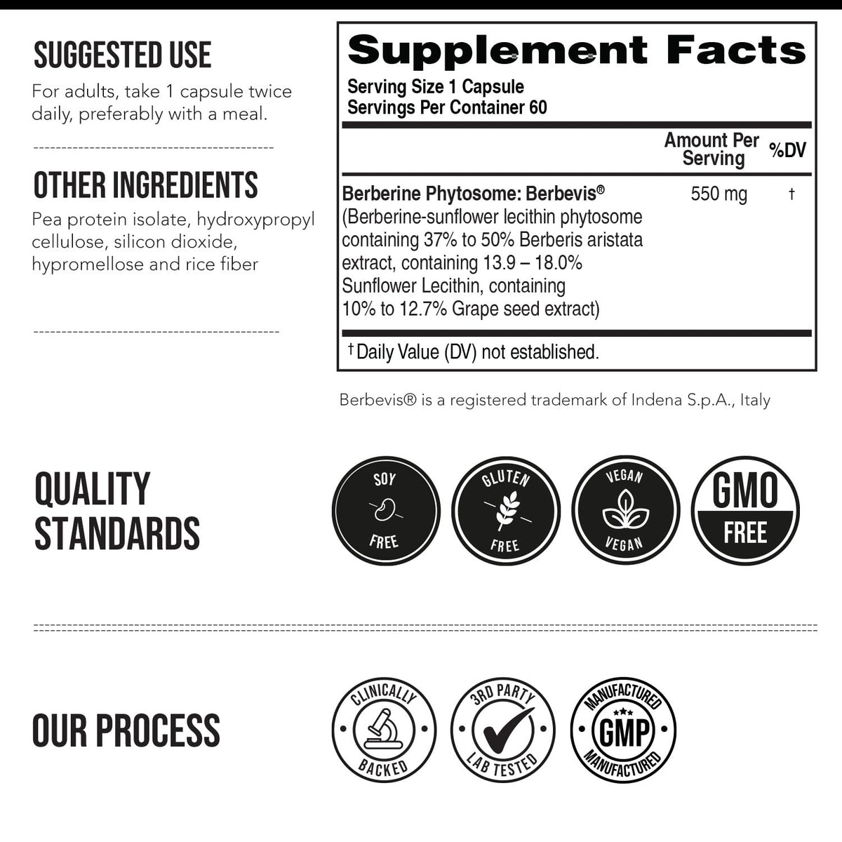 SoActive Berberine 550mg: 9.6X Higher Absorption, Clinically Studied