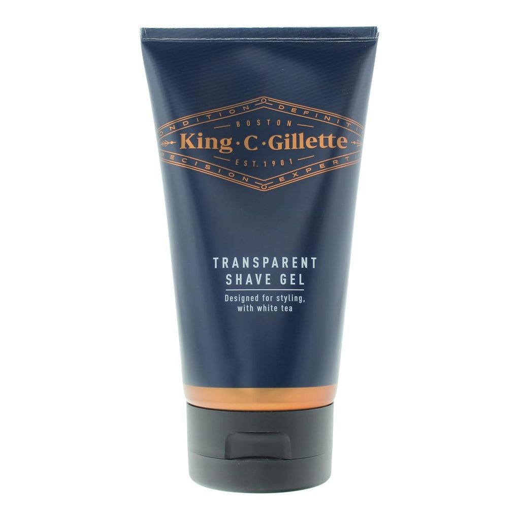 Buy now King C. Gillette Menâ€™s Transparent Shave Gel with White Tea and Argan Oil, 5oz Default at indiglob india