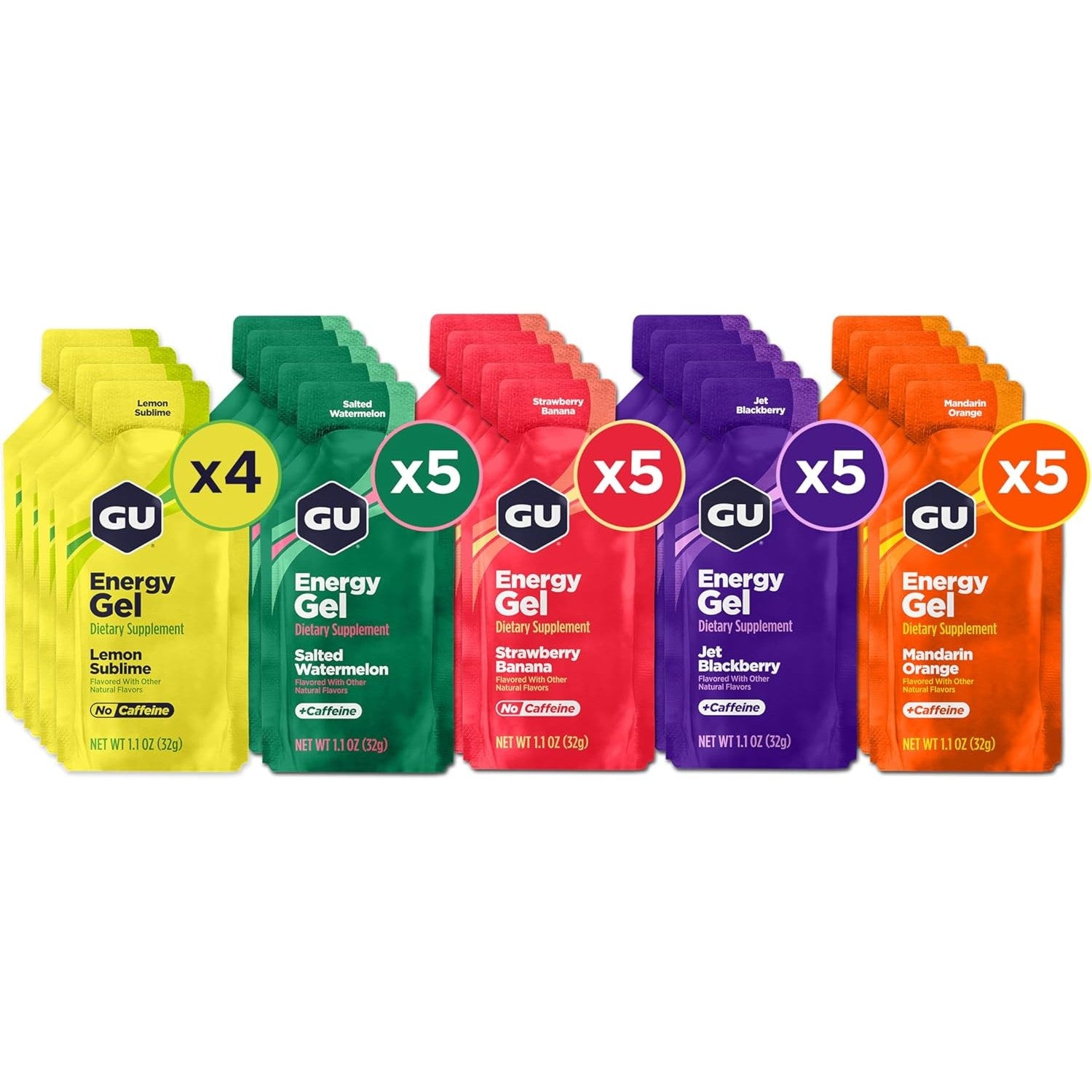Buy now GU Energy Original Sports Nutrition Energy Gel, Vegan, Gluten-Free, Kosher, and Dairy-Free On-the-Go Energy for Any Workout, 8-Count, Tri-Berry Assorted Fruity Flavors 1.65 Pound (Pack of 1) at indiglob india