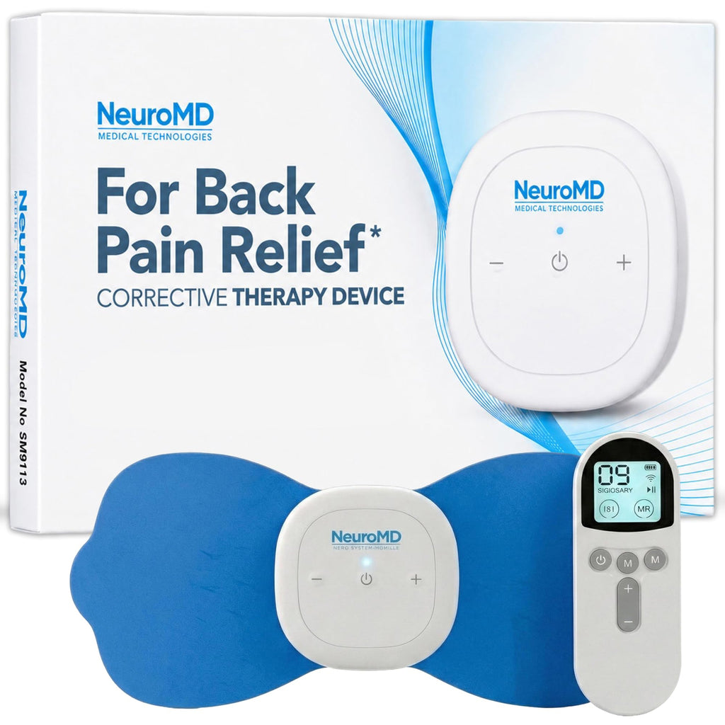 NeuroMD NMES Wireless Muscle Stimulator – Portable Device for Temporary Relief of Pain Due to Sore/Aching Muscles, Model SM9113