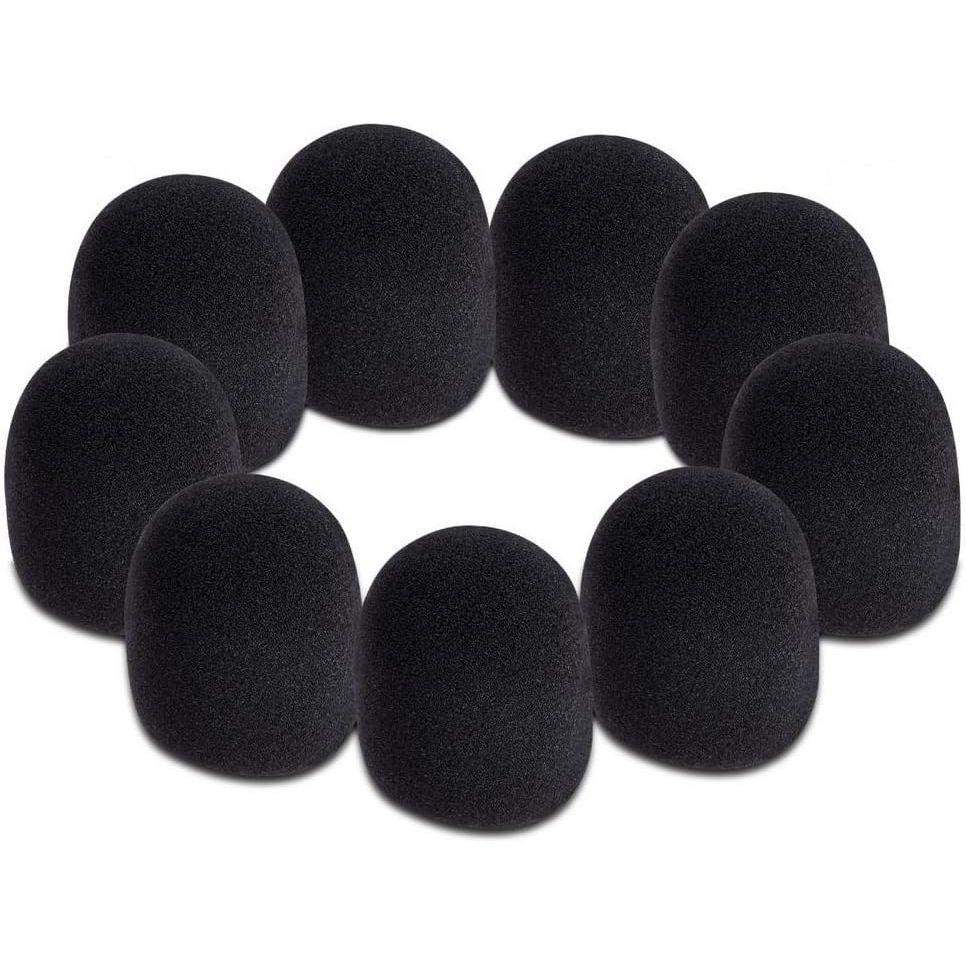 Buy now OnStage On-Stage ASWS20N10 Tan Windscreens for Headset Microphones, 10 Pack 9 Pack Black at indiglob india