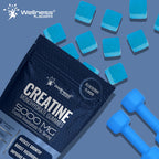 Creatine Gummies for Women & Men, Creatine Monohydrate Gummies, Blueberry | 30 Servings, 5g per Serving Creatine for Women, Muscle Growth, Strength & Recovery, Chewable Gummy Creatine for Men, 1 Pack