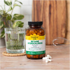 Buy now Country Life Betaine Hydrochloride with pepsin 600 mg - 250 Tablets at indiglob india