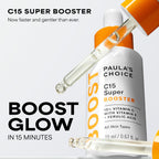 Paula's Choice BOOST C15 Super Booster 15% Vitamin C Face Serum | Daily Serum with Vitamin E & Ferulic Acid for Discoloration & Glow, Fragrance-Free