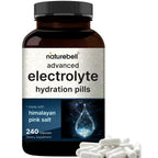 Advanced Electrolyte Pills, 240 Capsules | Salt Pills with Electrolytes for Fasting Hydrating | Made with Himalayan Pink Salt, Sodium, Potassium, Magnesium & More – Keto, Unflavored, No Sugar, Non-GMO