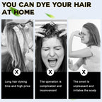 cosmpro Hair Dye Shampoo Coffee Hair Color for Gray Coverage for Women Men | Quick Hair Dying at Home