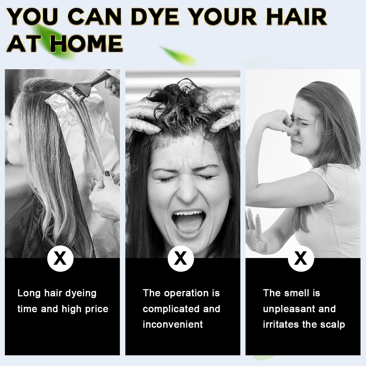 cosmpro Hair Dye Shampoo Coffee Hair Color for Gray Coverage for Women Men | Quick Hair Dying at Home