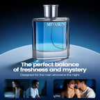 MivaSun Luxury Cologne For Men, 100ml / 3.4 fl.oz Eau de Parfum, Long Lasting Woody Aromatic Fragrance with Lemon, Cedarwood & Patchouli, Fresh Lavender Scent, Elegant Signature Perfume Gift for Him