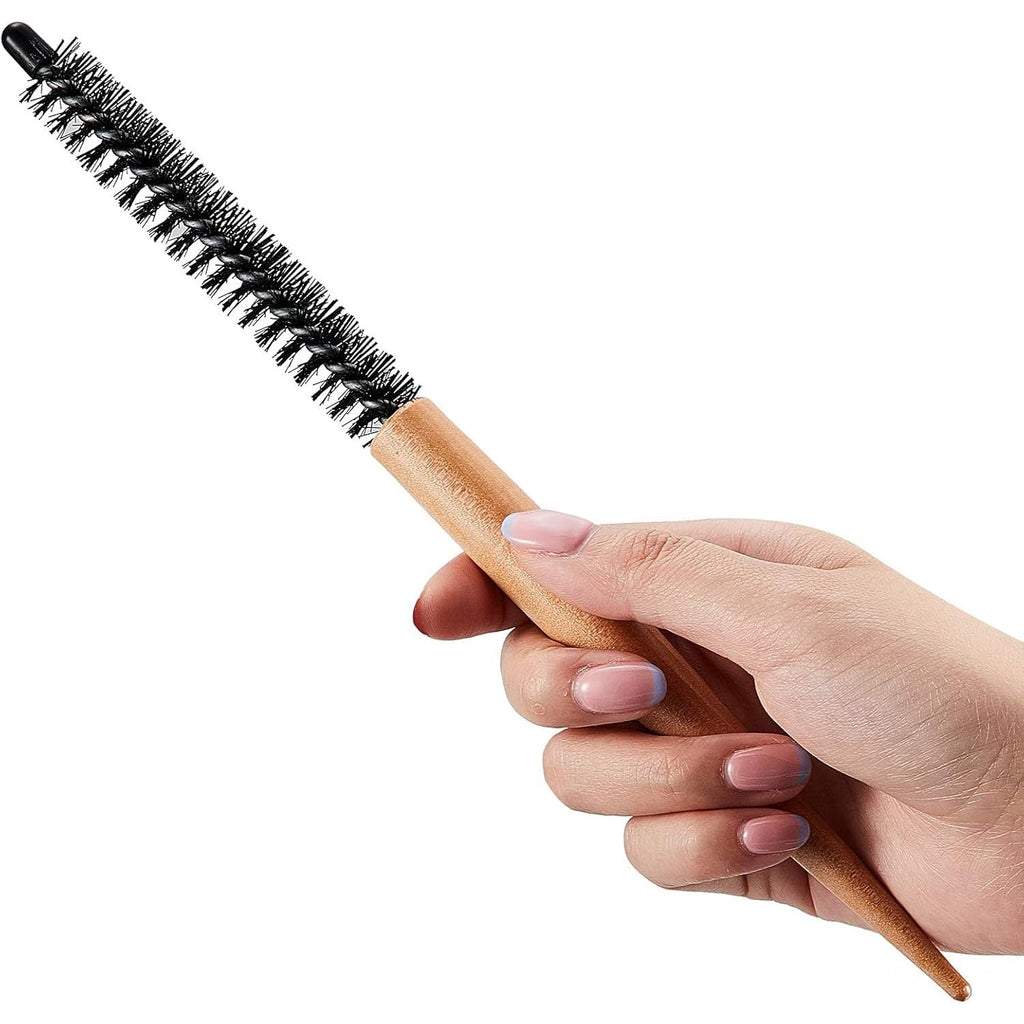 Buy now Mini Roller Quiff Brush for Hair Styling - Round Comb for Thin Short Hair, Bangs, Beard Lifting and Curling(10 Inch) at indiglob india