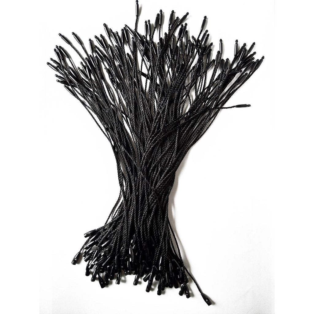 Buy now LGEGE 500 pcs 7.5-inch Black Hang Tag Nylon String Snap Lock Pin Loop Fasteners Hook Ties at indiglob india