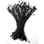 Buy now LGEGE 500 pcs 7.5-inch Black Hang Tag Nylon String Snap Lock Pin Loop Fasteners Hook Ties at indiglob india