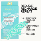 Pacifica Reusable Brow Mask – 100% Silicone Forehead Wrinkle Patch for Brow Lift, Reusable Anti-Wrinkle Pad Smooths Frown Lines, Vegan, Fragrance-Free, Vegan & Cruelty-Free, 1 Piece
