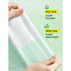 Elvira 100 Count Disposable Face Towels | Biodegradable, Ultra Soft & Thick, Lint-Free & Vegan, For Sensitive Skin, Travel Essential