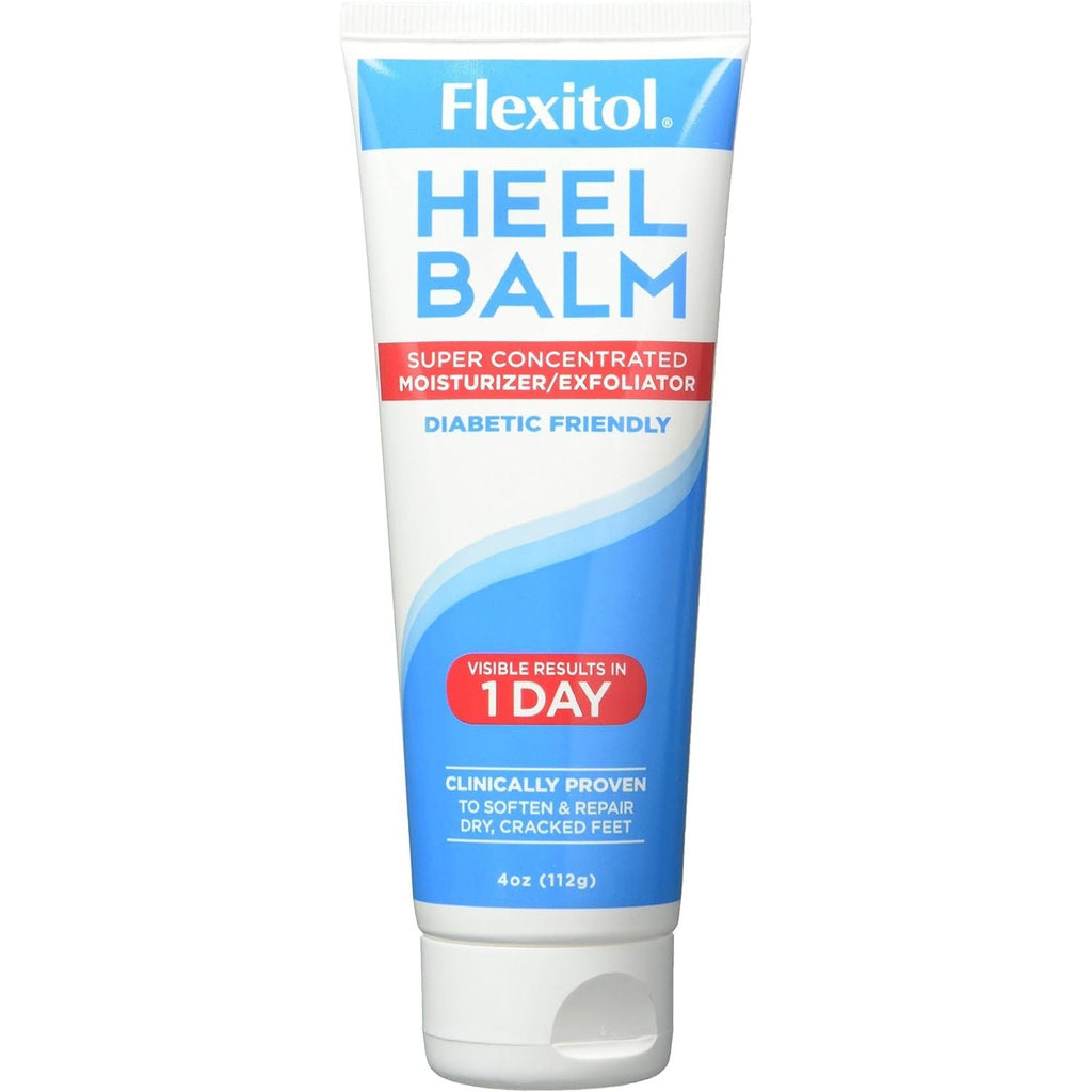 Buy now Flexitol Heel Balm 4 Oz Tube (Pack of 2), Rich Moisturizing & Exfoliating Foot Cream. Fast Relief of Rough, Dry & Cracked Skin on Heels/Feet. For Daily Use and Pedicures. Diabetic Safe and Effective 4 Ounce (Pack of 2) at indiglob india