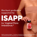 HerAure Vaginal Probiotics for Women -PH Balance,Yeast Balance,60CT | Healthy Vaginal Odor, Vaginal Flora, Women Probiotics and Prebiotics,Immune Support - Prebiotics & Lactobacillus Probiotic