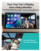 OTTOCAST Baby Car Camera 2026,Wireless CarPlay Adapter (No Android Support)