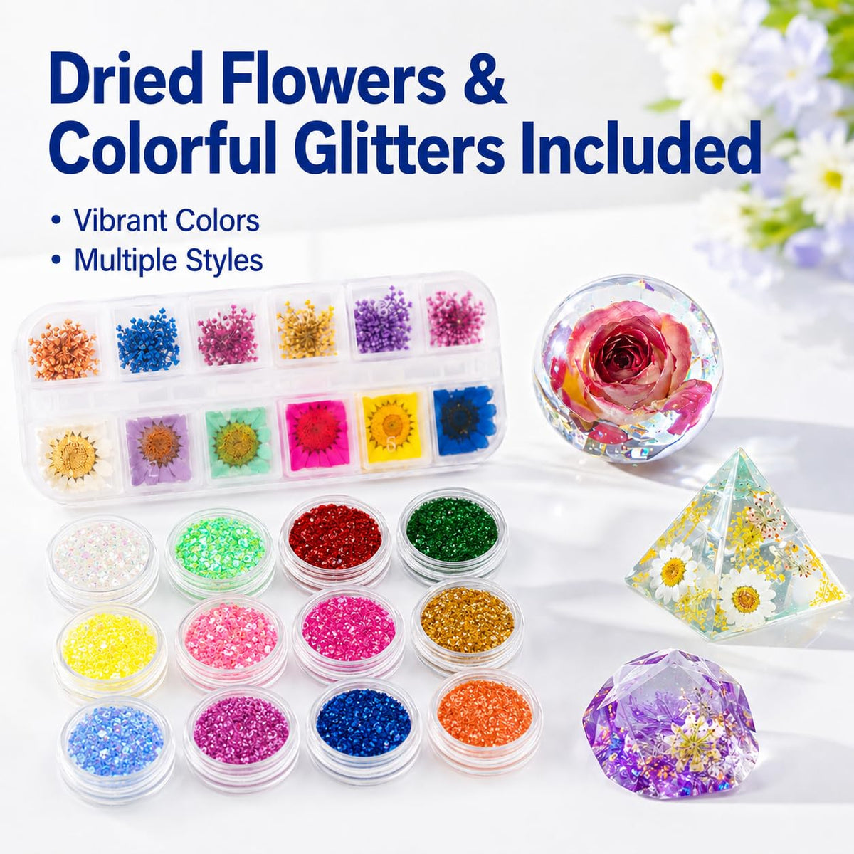 LET'S RESIN 16oz Epoxy Resin Kits and Molds Complete Set for Beginners
