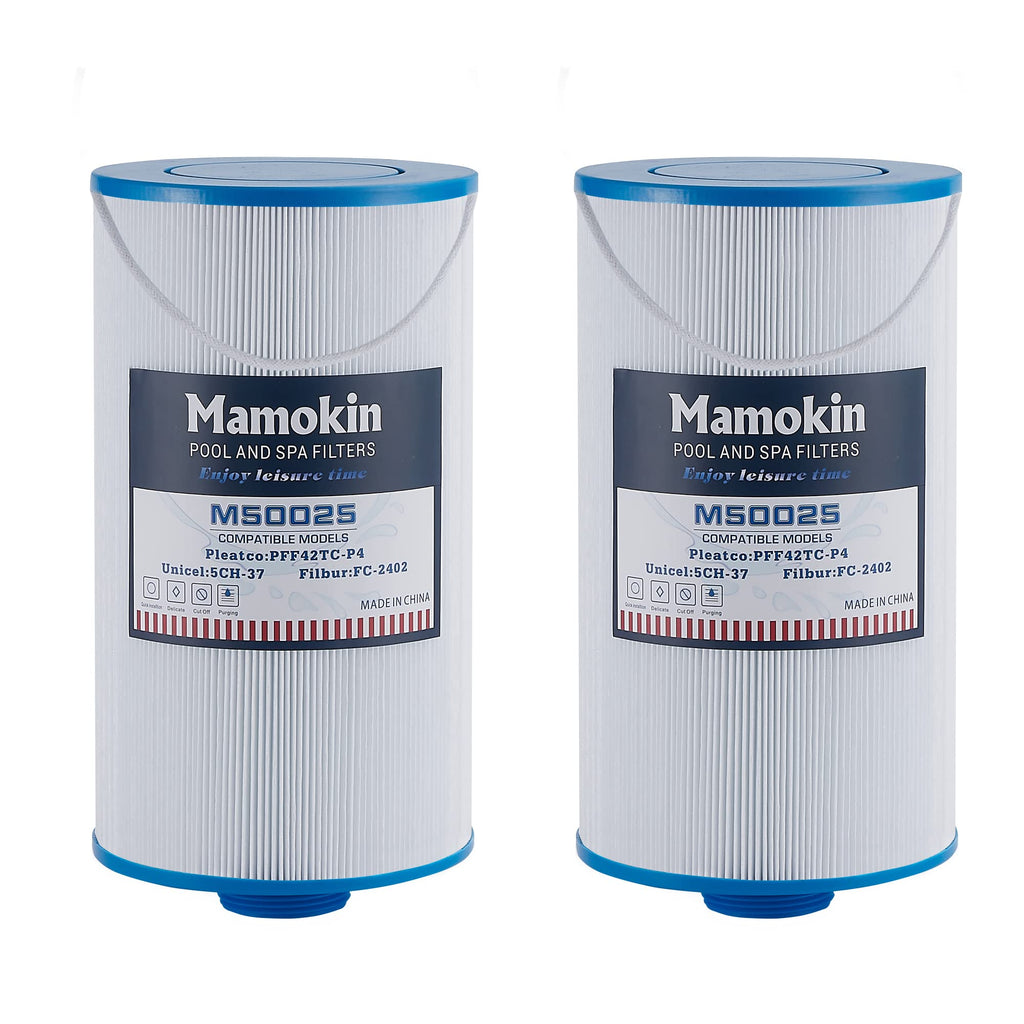 303279 Hot Tub Filter Replaces Filbur FC-2402, 5CH-37, PFF42TC-P4, 78460 and Lifesmart, AquaTerra, Fantasy, Freeflow, Simplicity, Bermuda, Aspire, Azure, Spa Filter-2 Pack