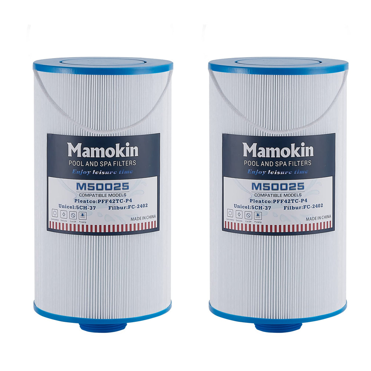 303279 Hot Tub Filter Replaces Filbur FC-2402, 5CH-37, PFF42TC-P4, 78460 and Lifesmart, AquaTerra, Fantasy, Freeflow, Simplicity, Bermuda, Aspire, Azure, Spa Filter-2 Pack