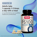 Buy now Jarrow FormulasÂ® PS100 Phosphatidylserine, 100 mg, Dietary Supplement for Brain Health and Cognition Support, 120 Capsules, Up to a 120 Day Supply at indiglob india
