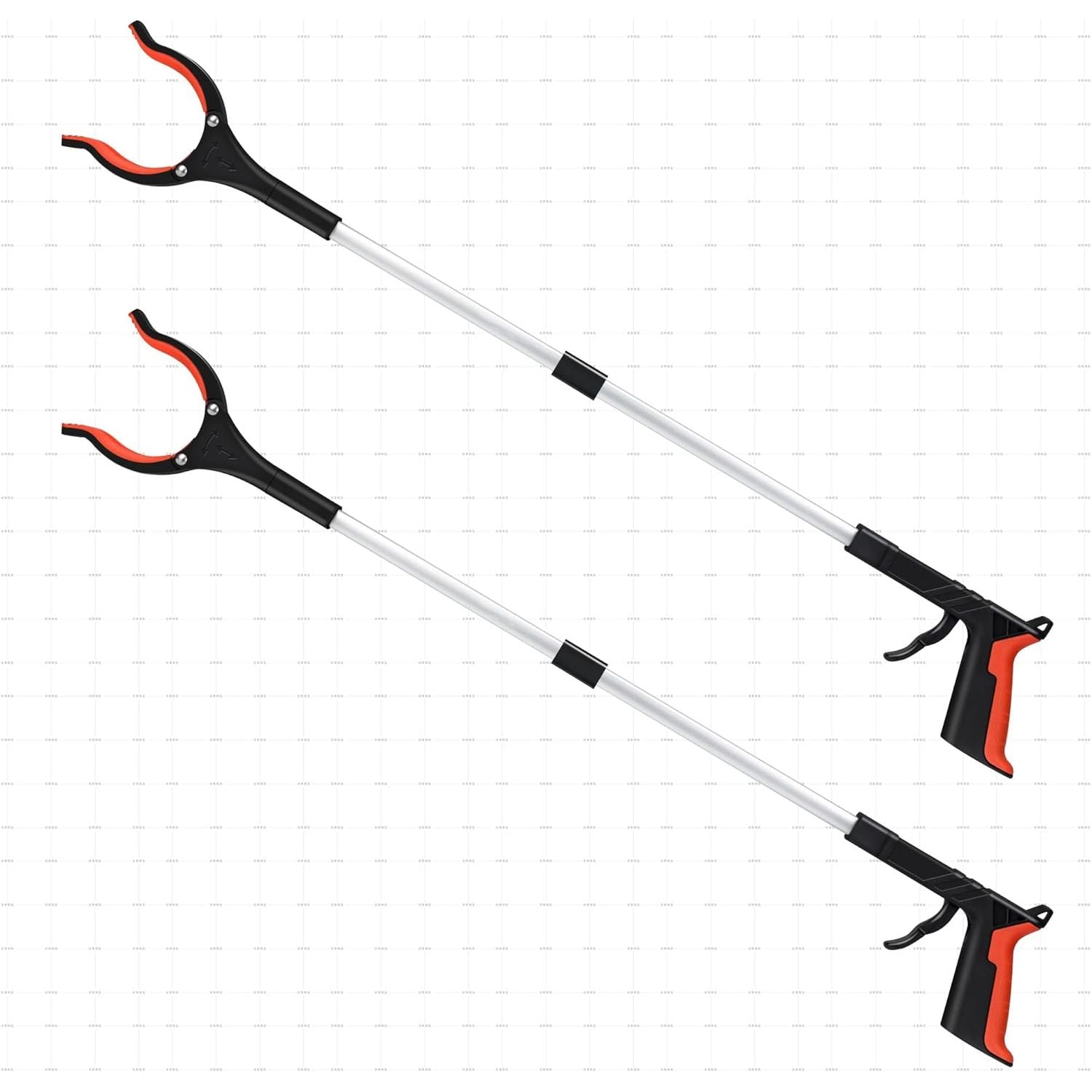Buy now Grabber Reacher Tool, 32" Grabbers for Elderly, Lightweight Extra Long Handy Trash Claw Grabber, Mobility Aid Reaching Assist Tool for Trash Pick Up, Nabber, Litter Picker, Arm Extension (Blue) Orange3 at indiglob india