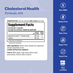 Kyolic Aged Garlic Extract Cholesterol Health* Formula 104, 100 Capsules | Odorless Organically Grown Aged Garlic Extract and Lecithin to Support Healthy Cholesterol and Heart Health, GMO-Free