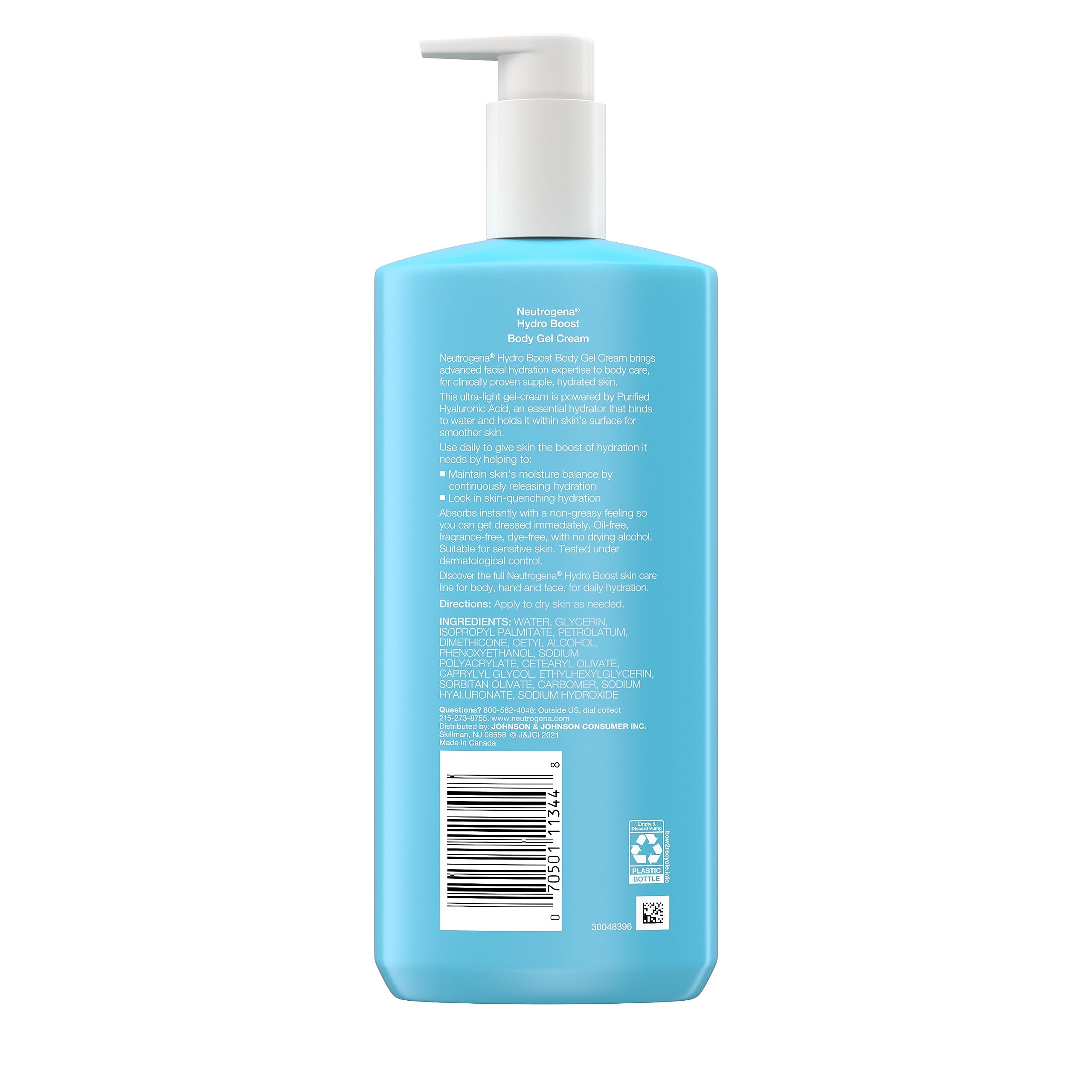 Buy now Neutrogena Hydro Boost Body Gel Cream, Hydrating Body Lotion with Hyaluronic Acid for Sensitive Skin, Fragrance-Free Hyaluronic Acid Moisturizer, 16 oz, 2 Pack at indiglob india