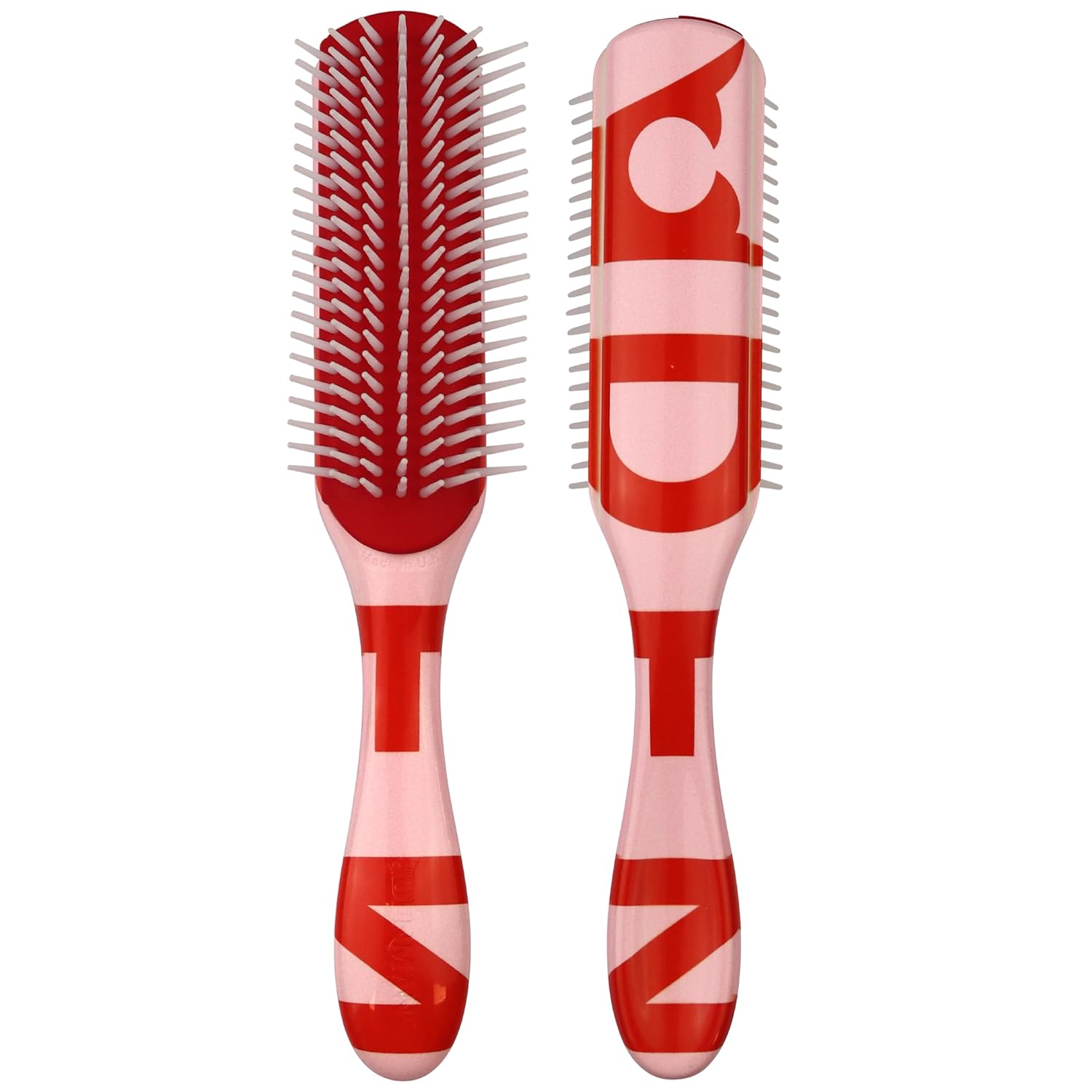 Buy now Denman D3 Original Curl Definer & Styler, Curly Hair Brush for Women & Men â€“ 7 Row Detangling & Curl Defining Brush for Smooth Defined Curls - a precision Styling Brush for straight hair Denman Print at indiglob india