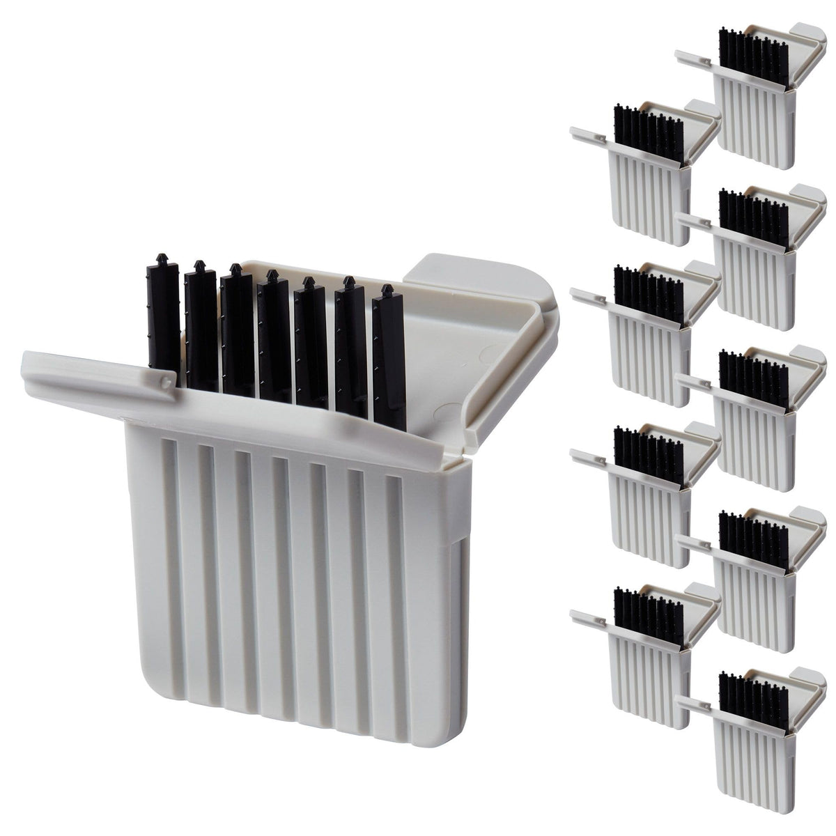 GENUINE ORIGINAL GREY PACK (10 Packs) Phonak Wax Traps (80 Units) Widex,Unitron,Phonak