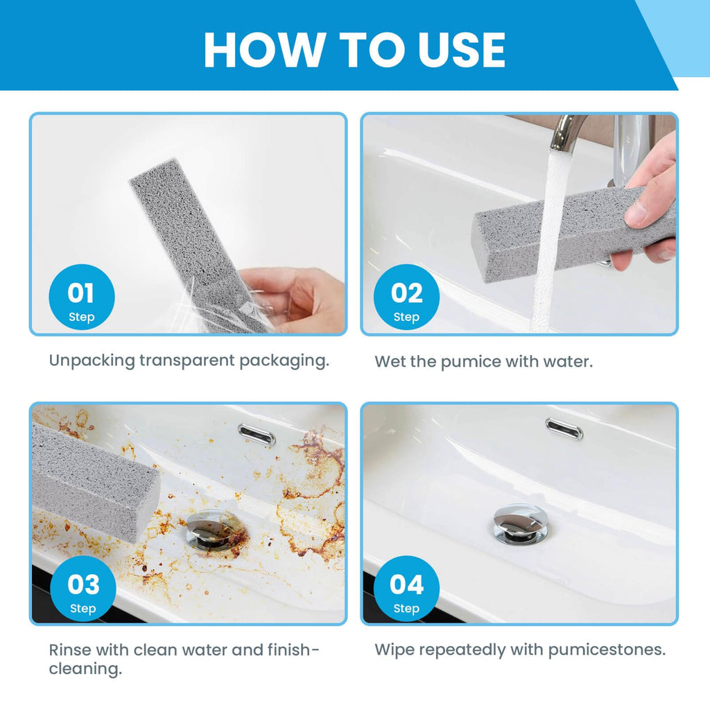 Riuja 14 Pack Pumice Stone Toilet Bowl Cleaner, Pumice Stone for Cleaning