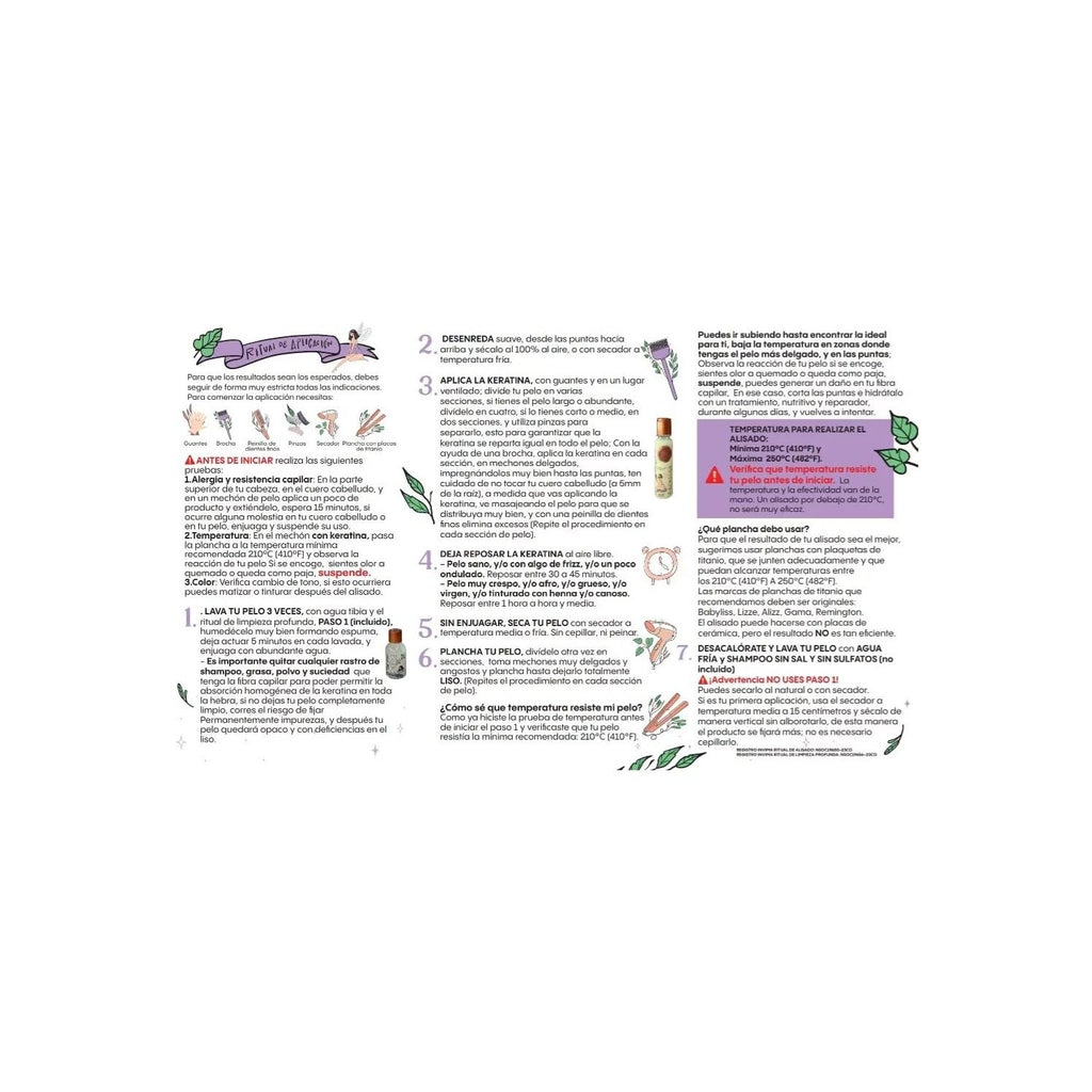 RITUAL BOTANICO Keratina Organica 250 ML - 12 Aceites Naturales y Aminoácidos que aportan brillo, sedosidad y nutrición. Keratina para alisar el pelo entre 4-6 meses. Con Argán, Té Verde, Karité,