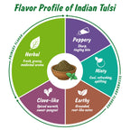 Spice Profile Organic Indian Tulsi Cut & Sifted | 2 oz | Lab Tested