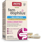 Buy now Jarrow Formulas Fem-Dophilus - 1 Billion Organisms Per Serving - 60 Veggie Capsules - Womenâ€™s Probiotic - Urinary Tract Health - Up to 60 Servings 60 Count (Pack of 1) Unflavored at indiglob india
