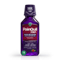 Buy now Vicks PainQuil Pain Relief Acetaminophen 1000mg Max Strength Adult Pain Reliever Liquid 12oz, Backache Headache Relief, 1 Nighttime Pain Reliever + Sleep Aid at indiglob india