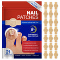 Nail Patches 21 PCS, Toenail Treatment Extra Strength 8-Hour Overnight Nail Fast Acting Repair Effortless Hydrogel Nail Care and Repair for Damaged Nails Overnight Renewal for Men and Women