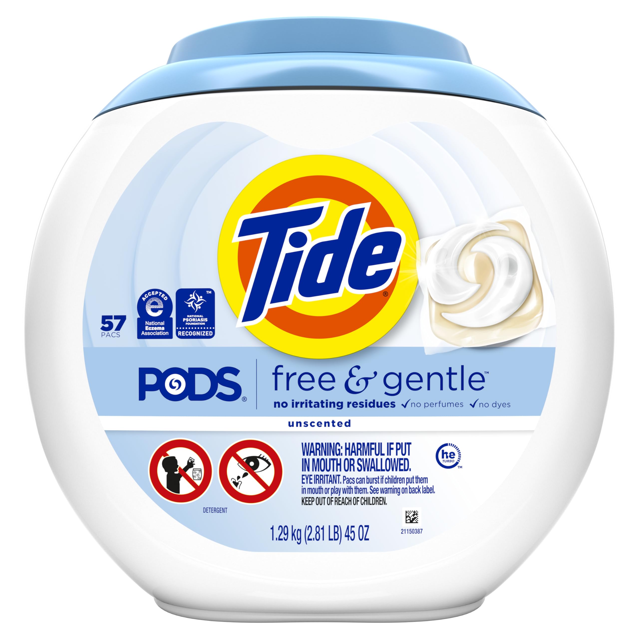 Buy now Tide PODS Free & Gentle Laundry Detergent Soap Pacs, 20 Count, Tide PODS Laundry Detergent at indiglob india