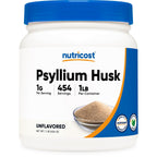 Nutricost Psyllium Husk Ground Powder (1lbs) - Gluten Free and Non-GMO