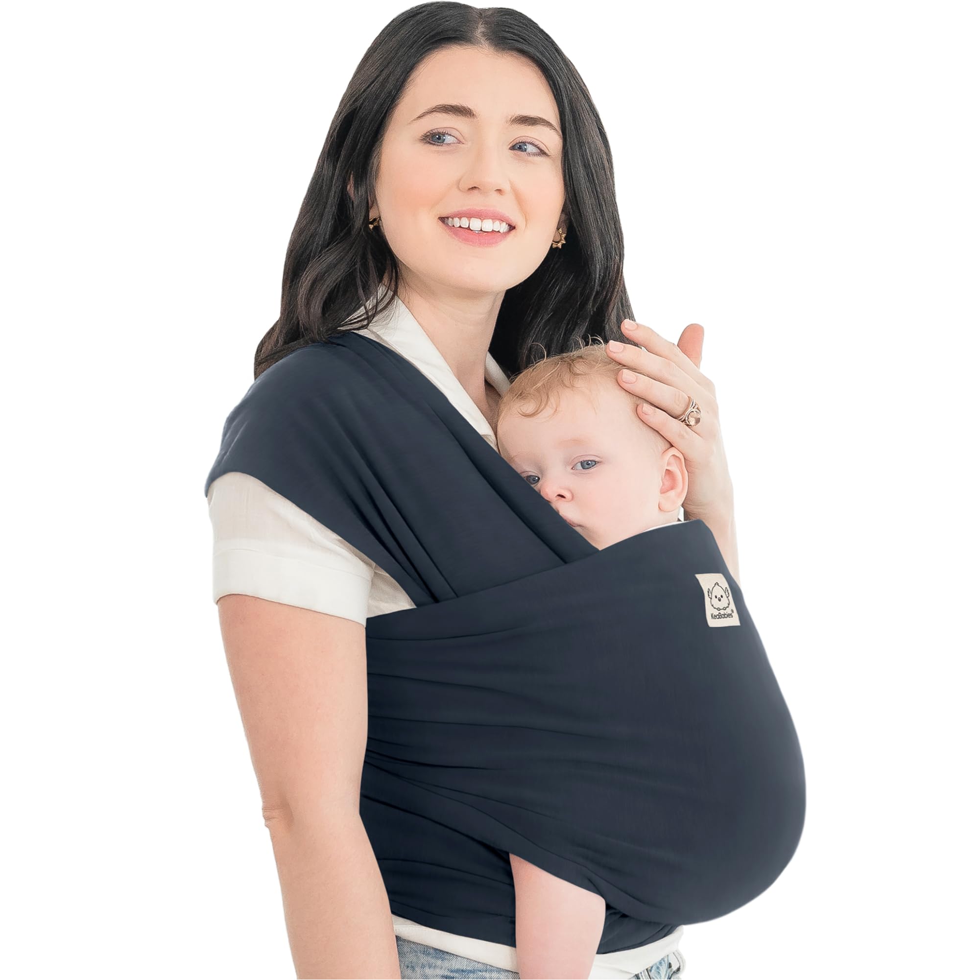 Buy now KeaBabies Baby Wrap Carrier - All in 1 Original Baby Carrier Newborn to Toddler Sling, Easy to Wear, Hands Free Bonding, Lightweight, Breathable Infant Wraps (Classic Gray) One Size (Pack of 1) Midnight at indiglob india