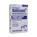 Padagis Naloxone HCI Nasal Spray, 4 mg – Emergency Treatment for Opioid Overdose - Rapid-Response Opioid Overdose Reversal, 2 Dose Single Use Nasal Spray